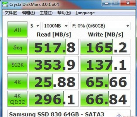 关于非原生sata3ssd跑分的信息
