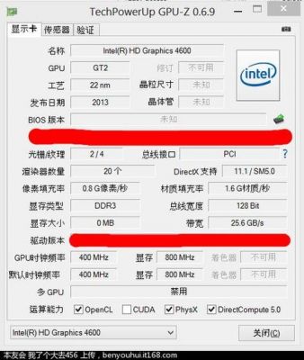 包含intelgraphics4600跑分的词条-图2 包含intelgraphics4600跑分的词条-图2