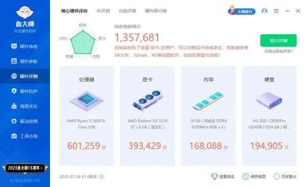 整机跑分的简单介绍-图2 整机跑分的简单介绍-图2